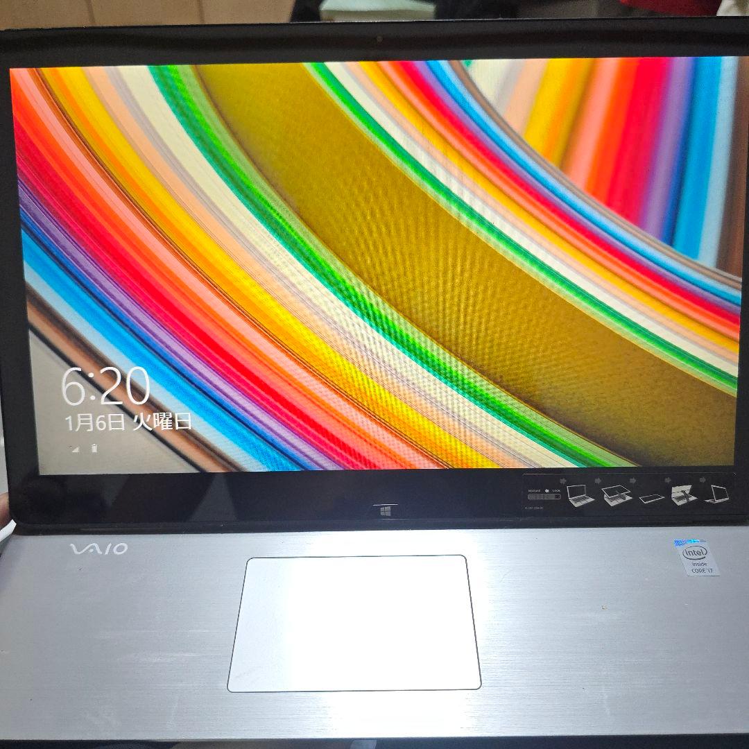 SONY VAIO ノートPC Intel i7 8GB RAM Sony VAIO INTEL CORE I7-740QM 1.73 GHz 16.4IN 320GB 8GB Ram Win 10