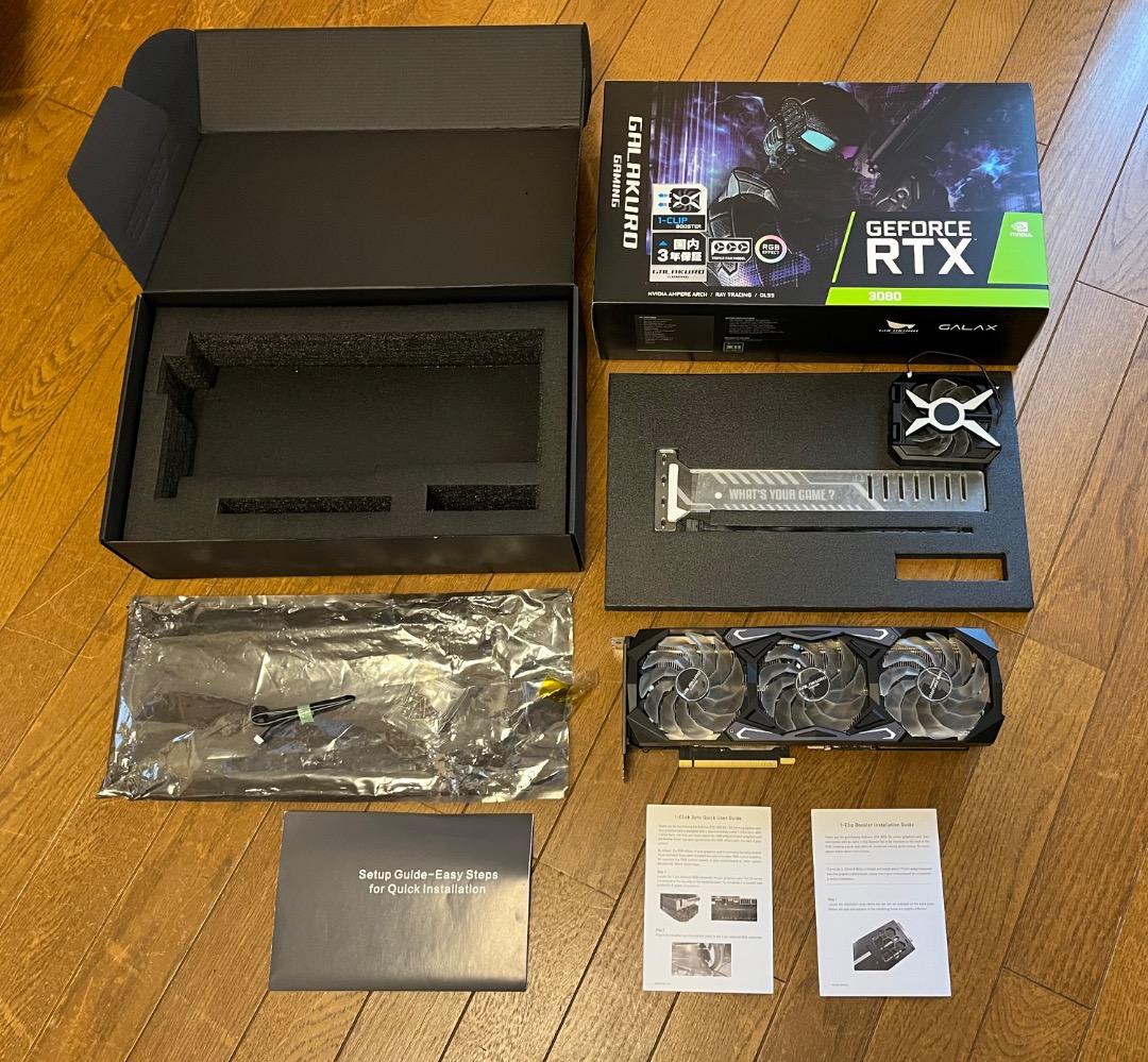 GALAKURO GeForce RTX 3080 nonLHR グラボ GeForce RTX3080レビュー｜4Kやレイトレーシングがサクサク動く鬼強