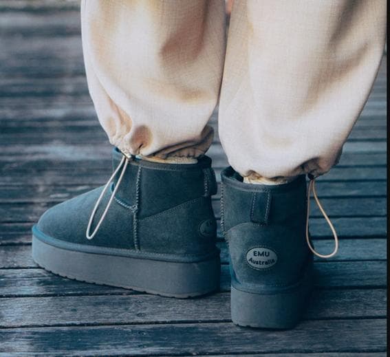 専用　EMU Platform Micro Wool EMU Australia エミュー 厚底 ムートン ブーツ シープスキン シューズ