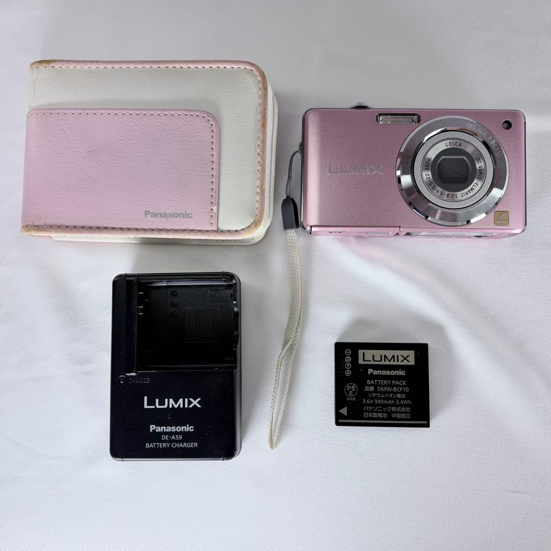 良品】Panasonic LUMIX DMC-FS6 ピンク 純正ケースつき
