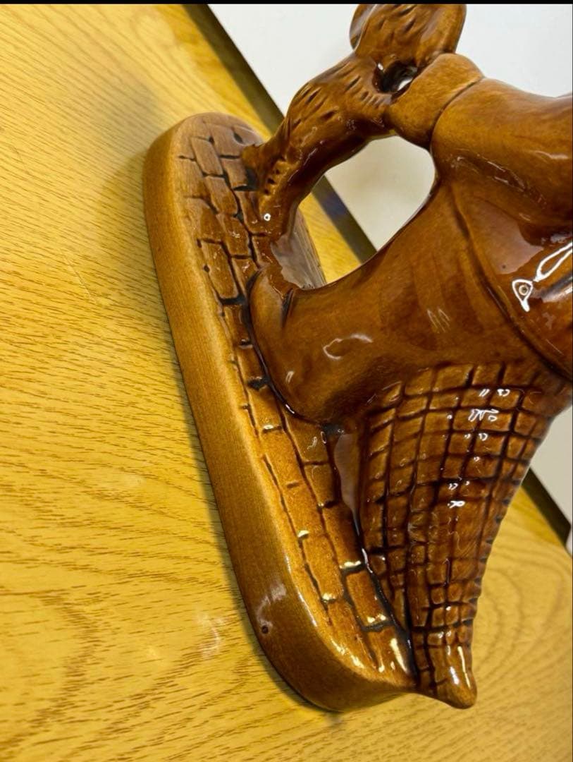 激レア‼️ソビエト アンティーク 大きなチェブラーシカとゲーナの陶器