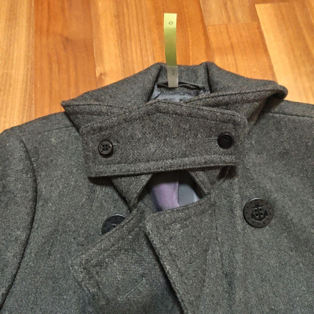 試着のみ POLO RALPH LAUREN グレー ピーコート Pコート - メルカリ