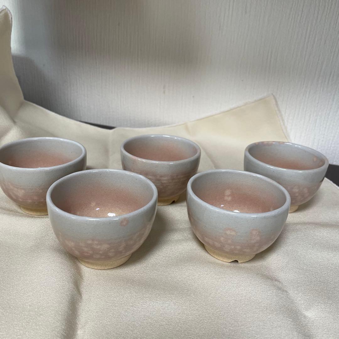 萩焼 椿窯 天鵬山 湯呑み 廣瀬淡雅 5客セット - メルカリ