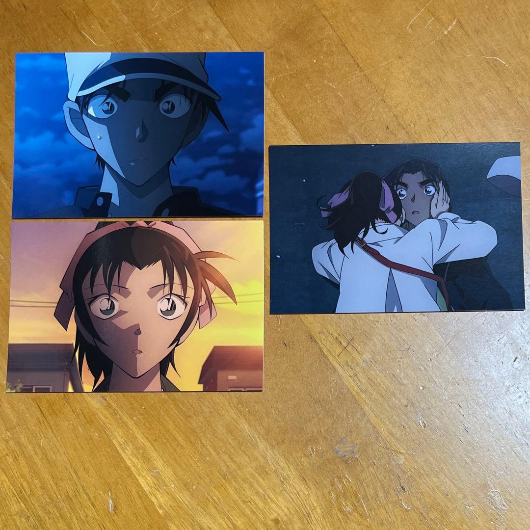 名探偵コナン 100万ドルの五稜星 場面写ポストカードセット② 平次・和