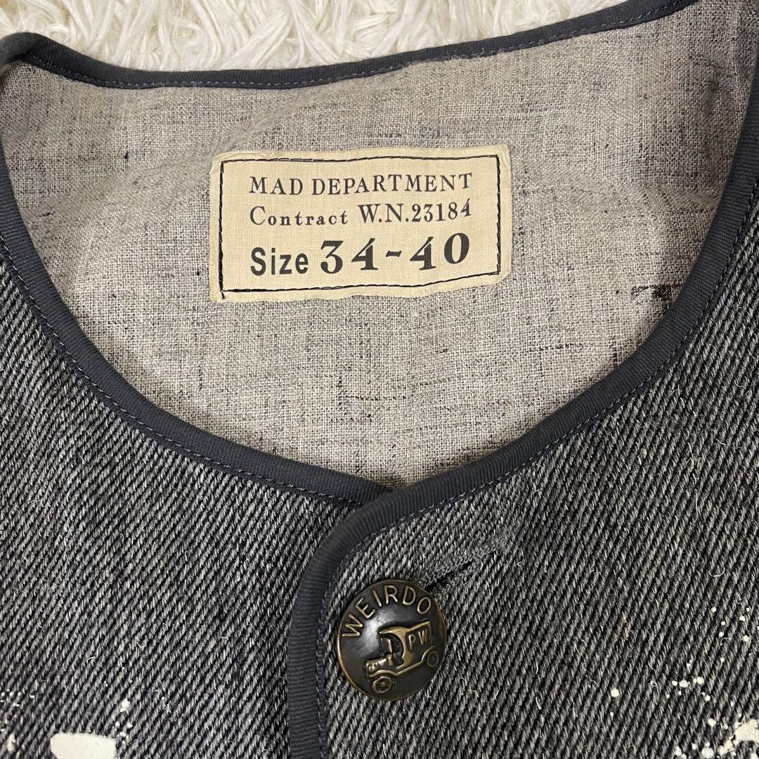 WEIRDO ウィアード プリズナーベスト ウール 綿 麻 XLサイズ - メルカリ