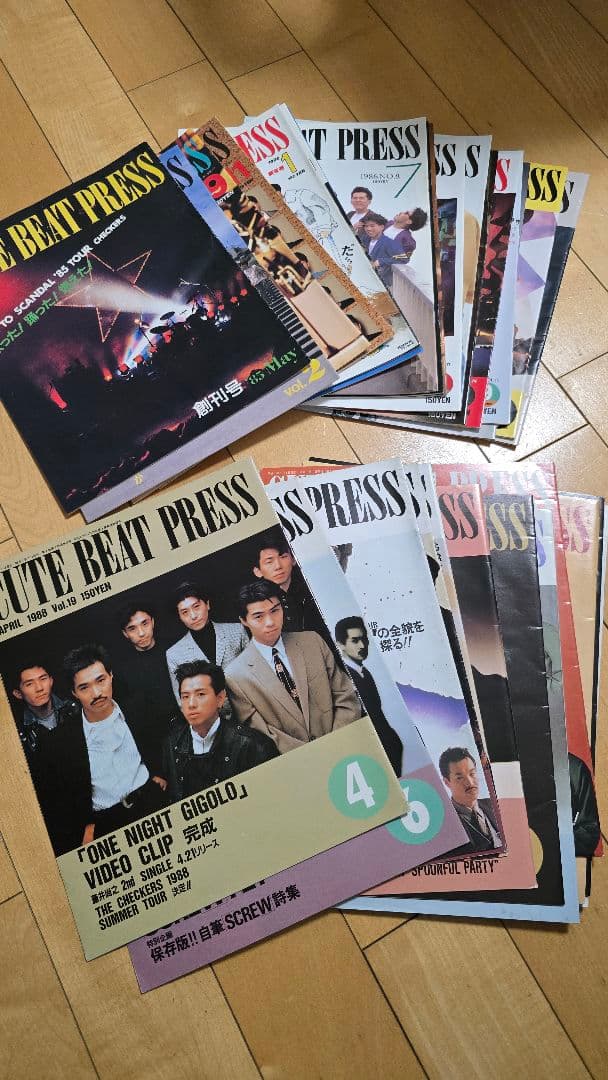 CUTE BEAT PRESS チェッカーズ 会報 チェッカーズ 会報 CUTE BEAT PRESS 創刊号～通巻59号 | 音楽資料専門