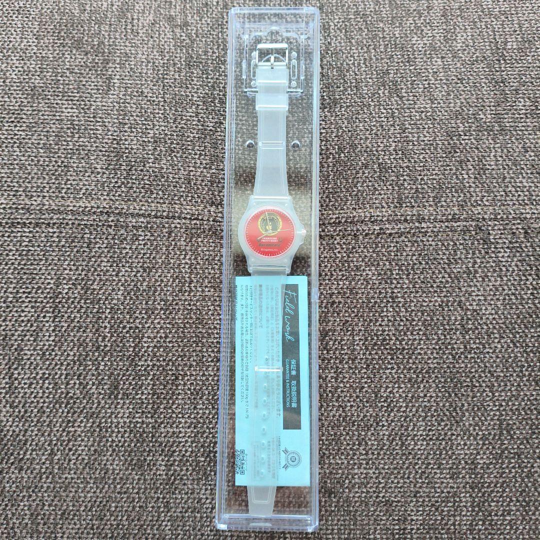 BOSS×ウマ娘 デゥラメンテ アナログ時計 クリア/レッド