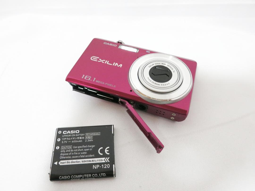 ジャンク品／デジタルカメラ CASIO EXILIM EX-ZS12 ピンク - メルカリ