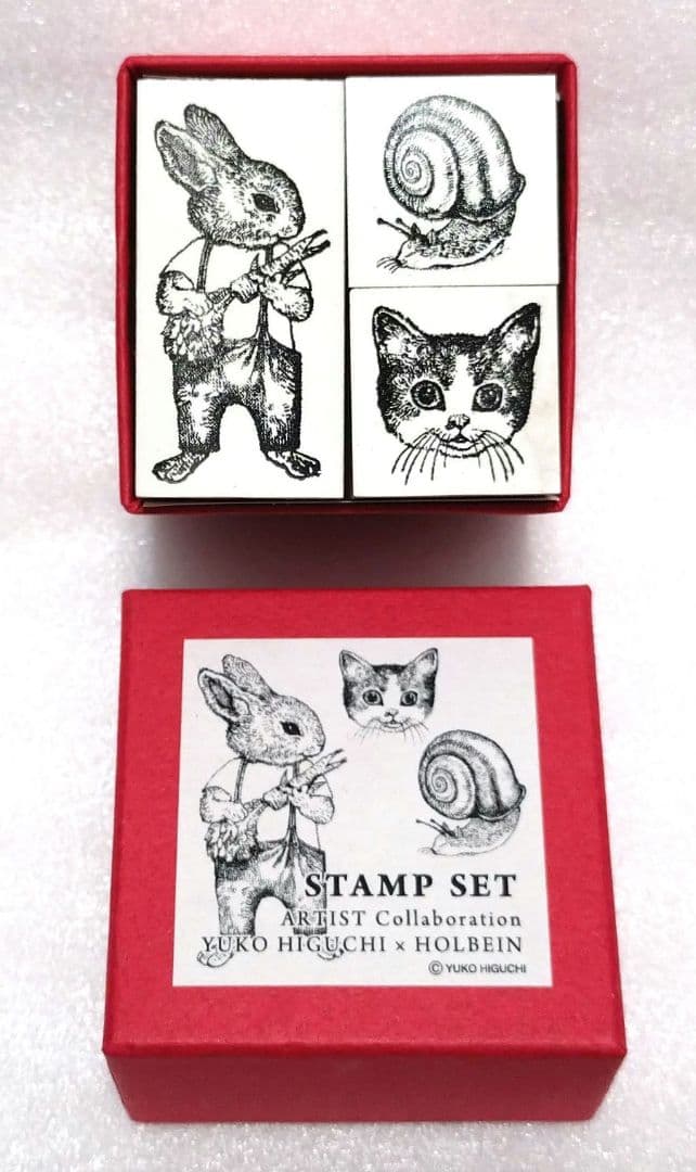 ゴービー ヒグチユウコ ✕ ホルベイン コラボレーションスタンプセット