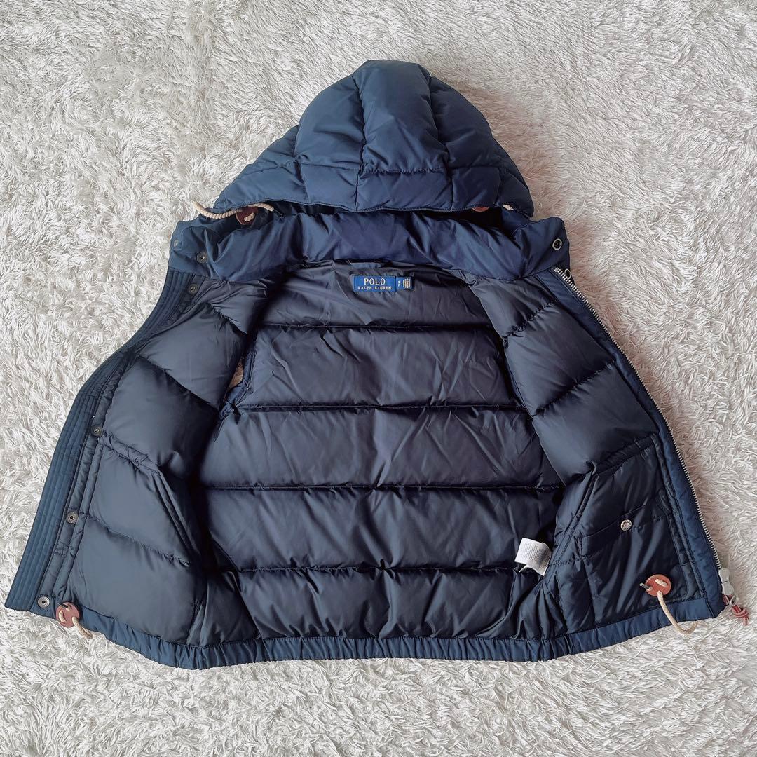 ポロラルフローレン ダウンベスト ポニー刺繍 紺ネイビー - メルカリ