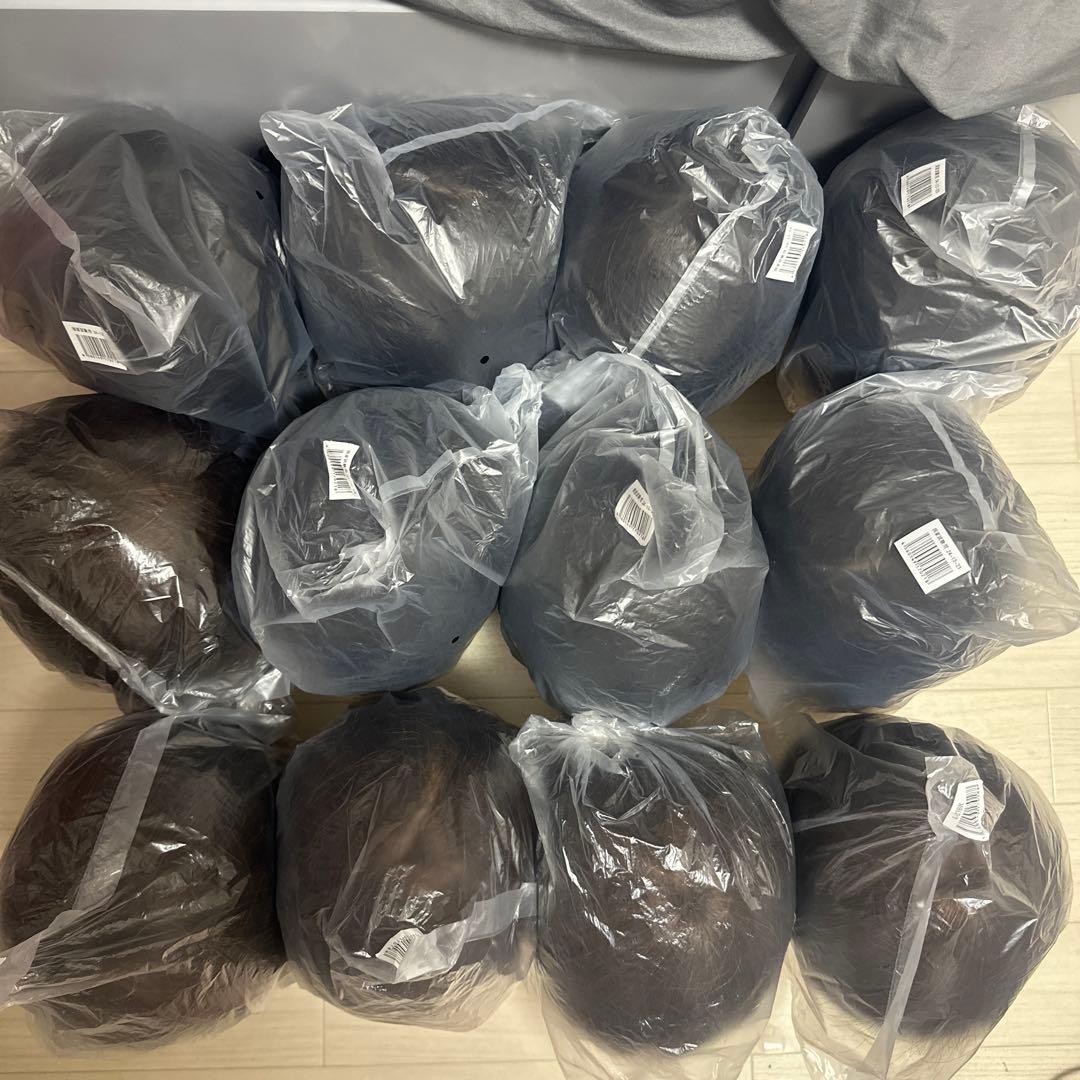 美容師国家試験ウィッグ12体　美容師国家試験本番用×７　美容師国家試験練習用×５ カットウィッグ 美容師 マイスター 国家試験 練習 美容師国家試験 練習