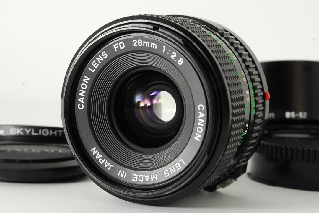 【美品】CANON キャノン NEW FD 28mm F/2.8 広角レンズ Canon 28mm f2.8 Lens for FD - Compact & Economical Wide-angle Lens