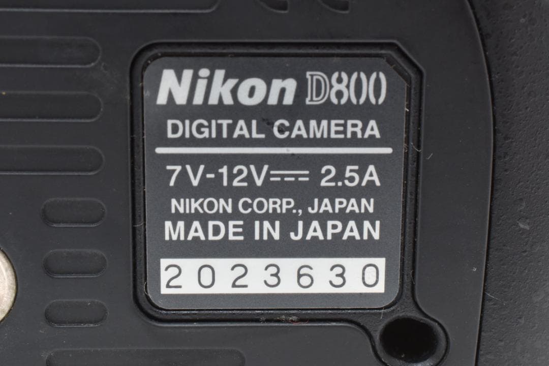 ニコン　Nikon D800 ボディ 《ショット数1803回》1385