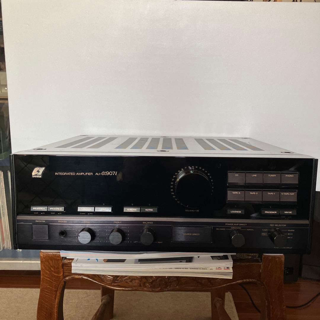 AU-α907iプリメインアンプ(ジャンク品) SANSUI AU-α907 インテグレーテッドアンプ ジャンク - メルカリ