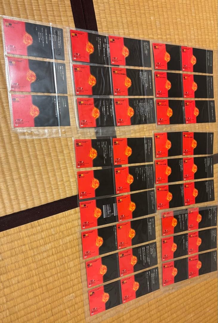 1996年エヴァンゲリオンカードダスマスターズ1、2、劇場版シト新生、計