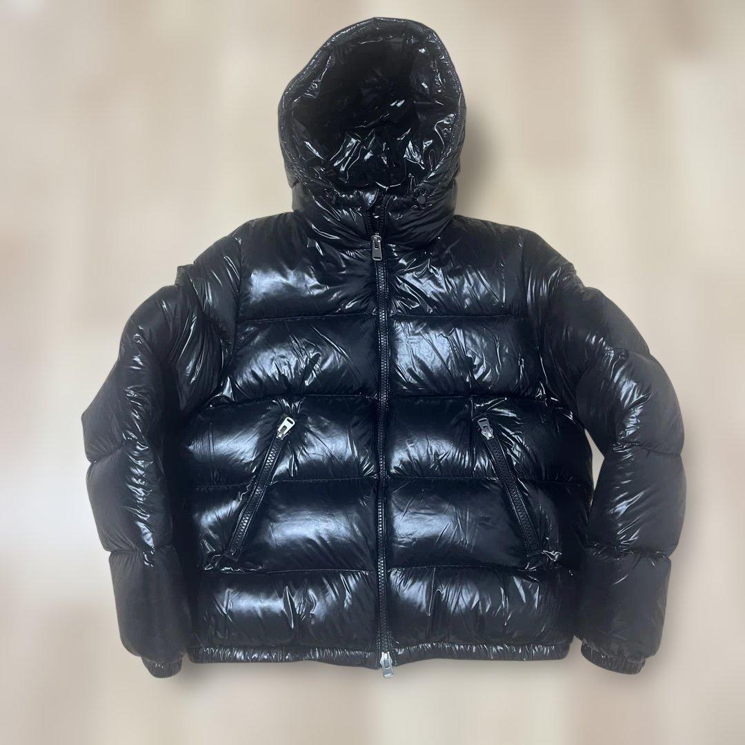 ZARA 光沢　ダウンジャケット　ブラック　2025年モデル ザラ ZARA ダウンジャケット Mサイズ ブラック 光沢 drip｜Yahoo