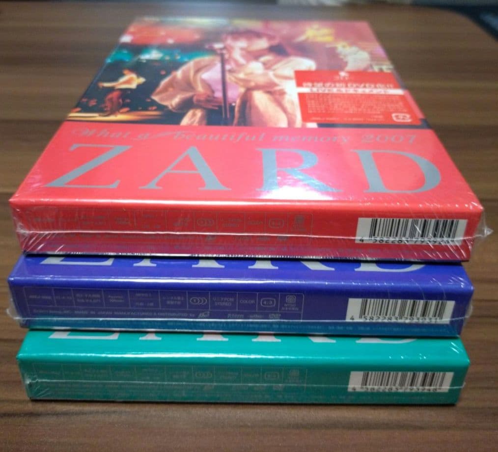 ZARD/LIVE＆ドキュメント DVD 3点/ 2007・2008・2009