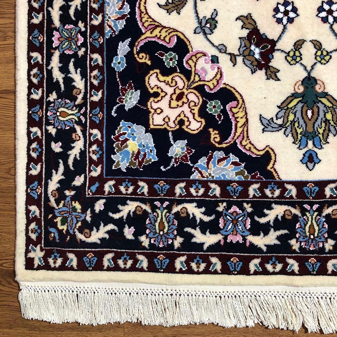 ペルシャ絨毯 ナイン産 9La No:36144 リビングサイズ - メルカリ