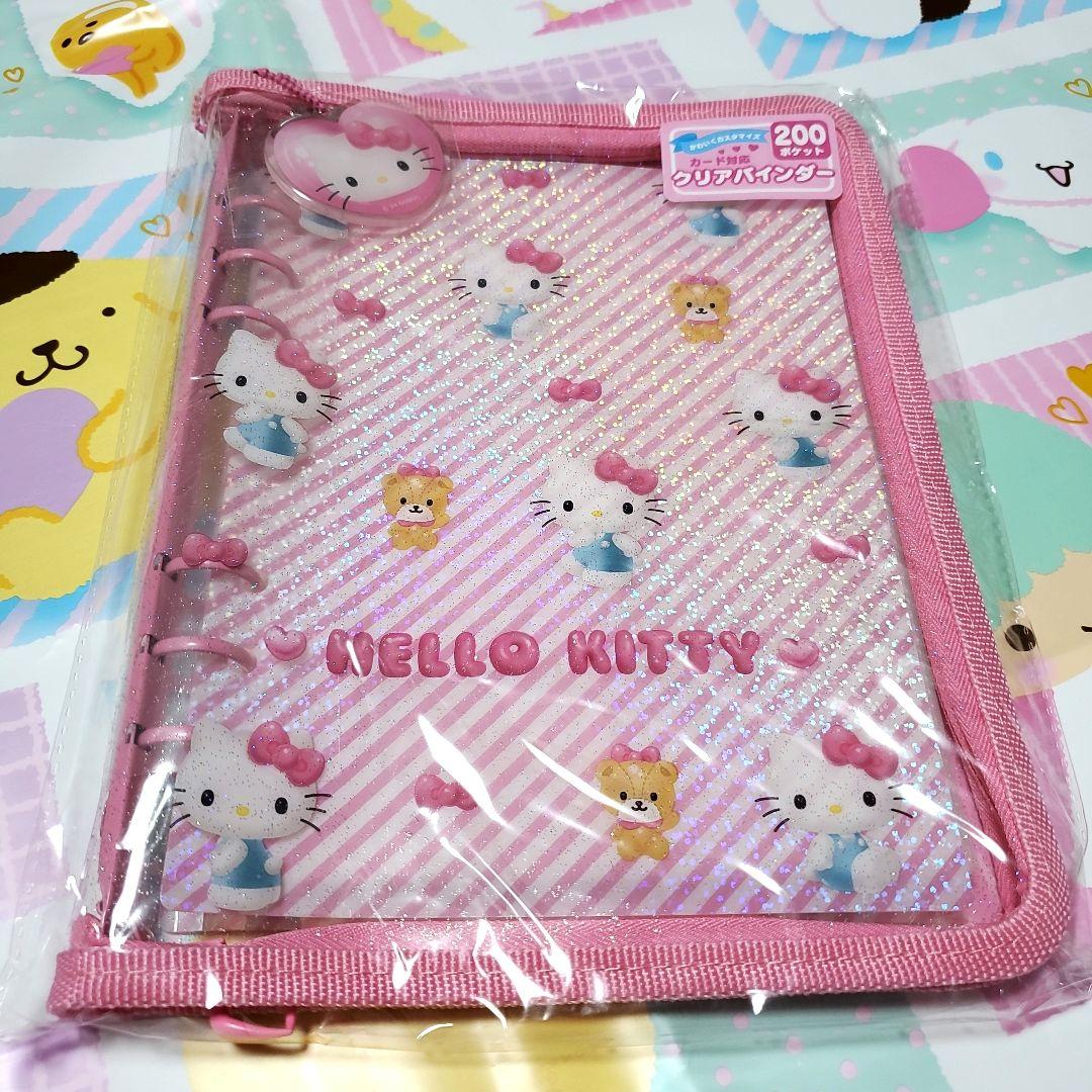 クリアバインダー キティ クリアでぷっくり3Dデザインシリーズ - メルカリ