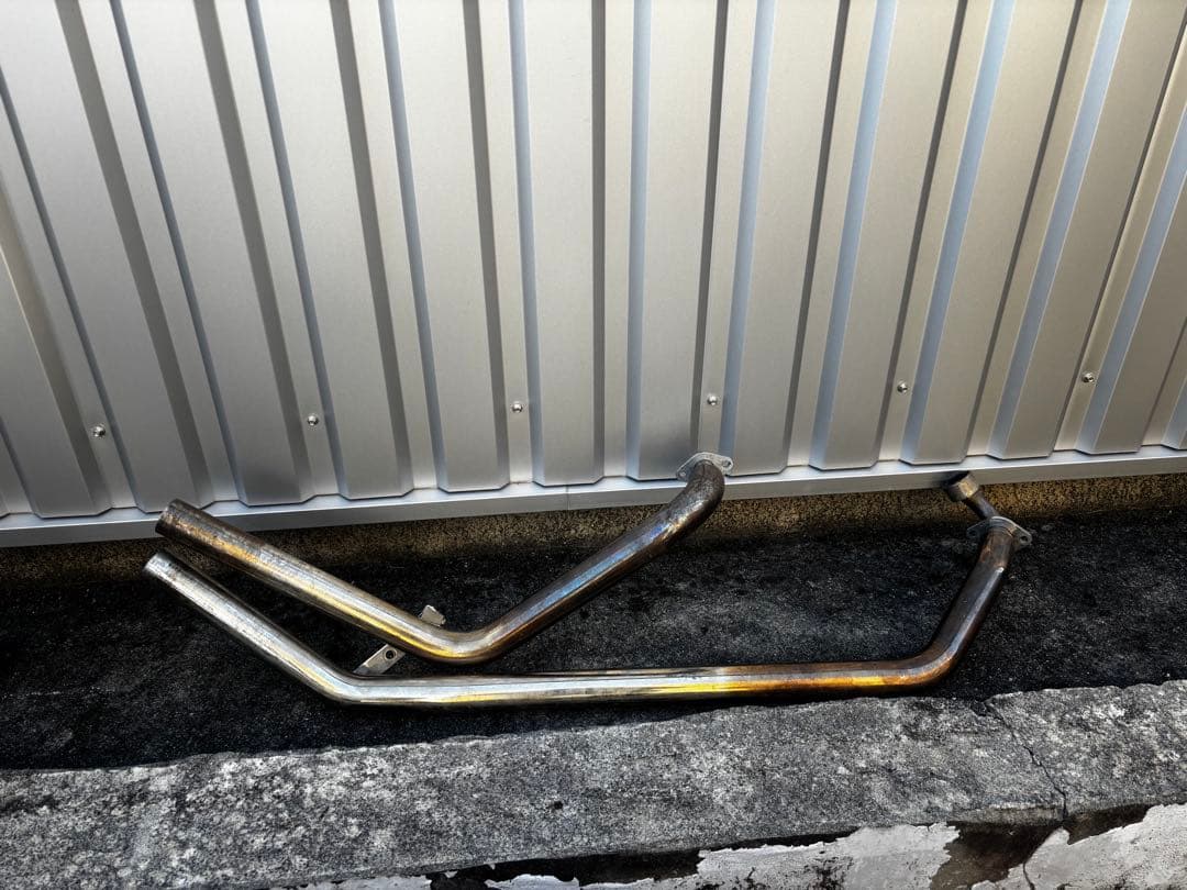 ドラッグスター400　マフラー　アップスイープマフラー ヤマハ ドラッグスター 400 クラシック DS4 DSC4 ラウンドアップ