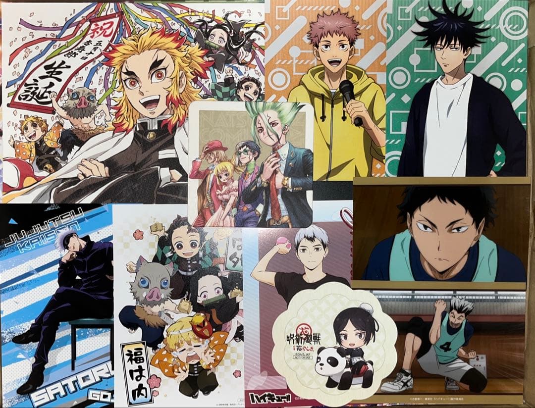 激安 アニメグッズ キャラクター 漫画 特典 紙類 500枚以上大量 まとめ売り