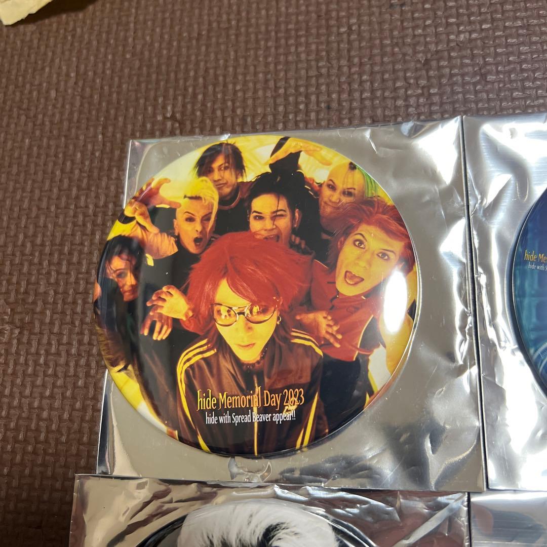 hide Memorial Day 2023 グッズ 特大 缶バッジ - メルカリ