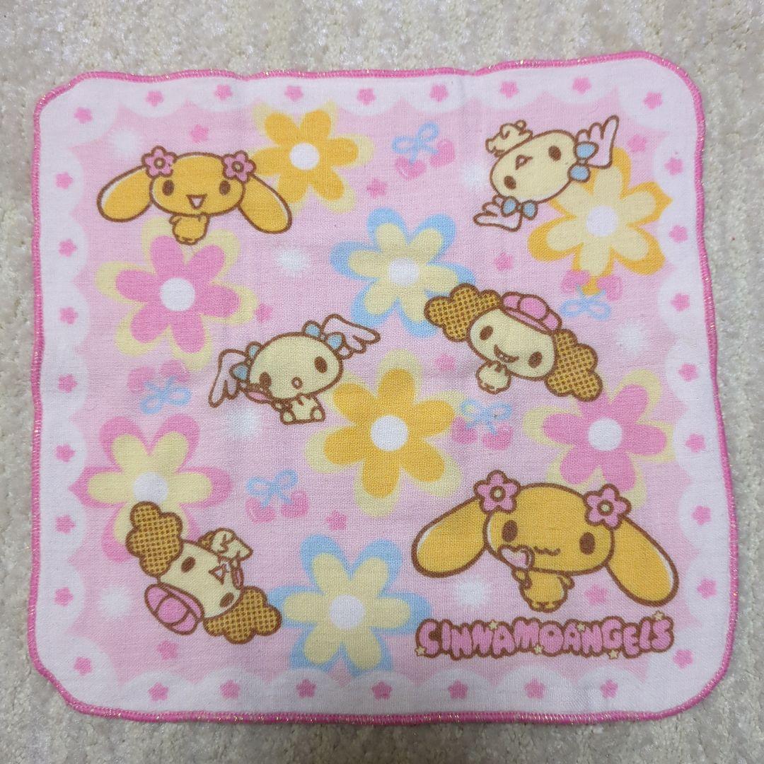 シナモンエンジェルス ガーゼ ハンカチ モカ シフォン アズキ 平成