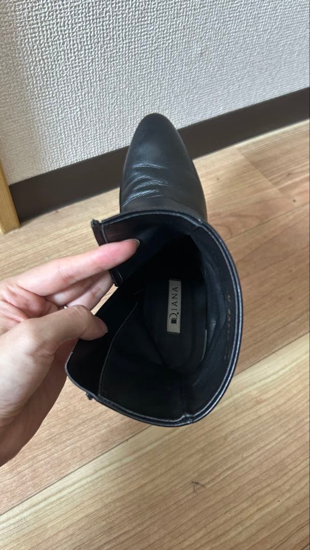 ダイアナ ショートブーツ 25.0cm