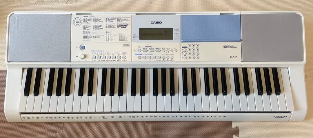 カシオ CASIO光ナビゲーションキーボード LK-515 電子ピアノ 61鍵