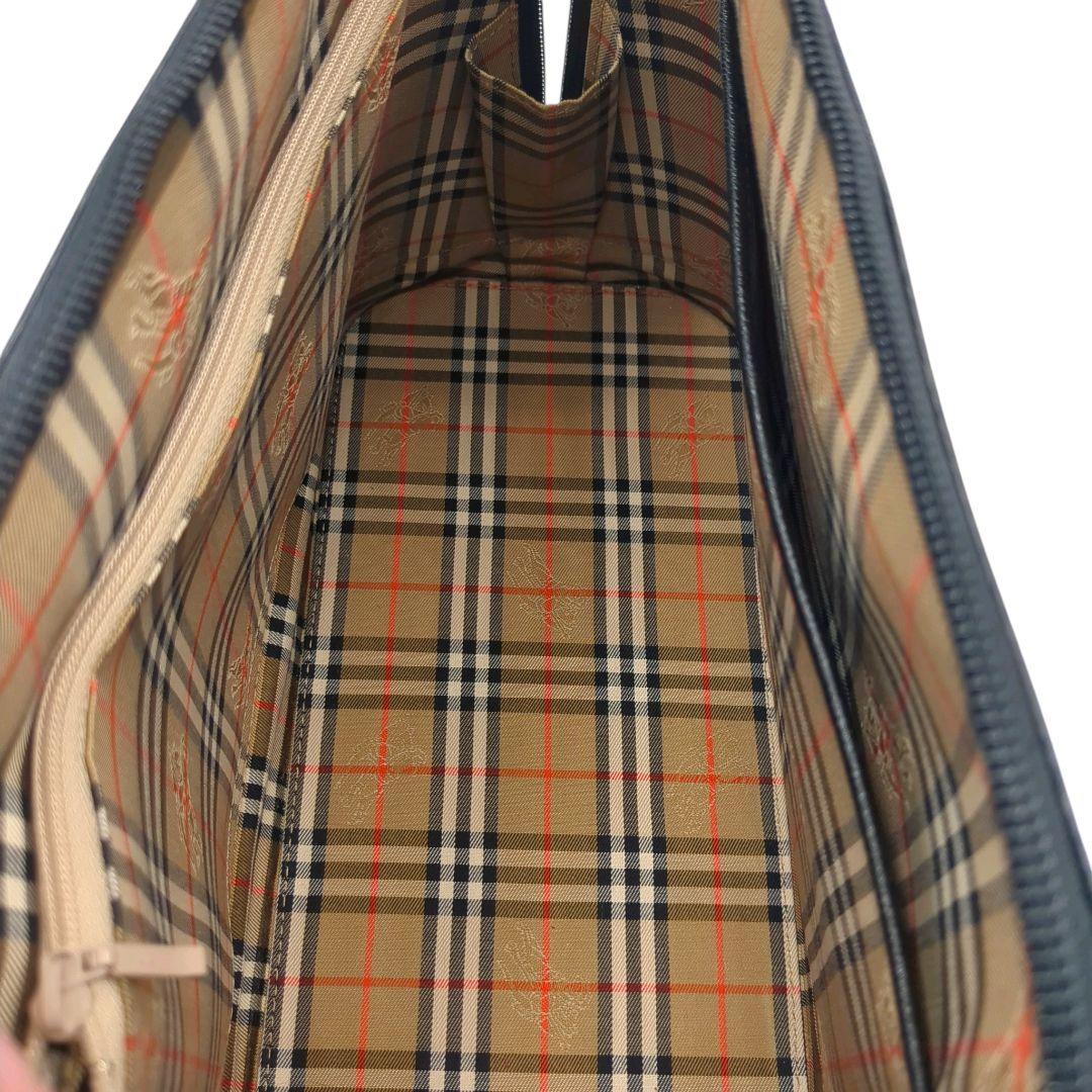 未使用保管品】バーバリー ハンドバッグ シャドーホース ノヴァ