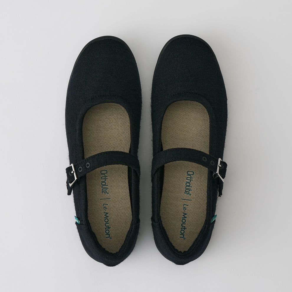 Le Mouton ルムトン スイート　black×black 22.5cm