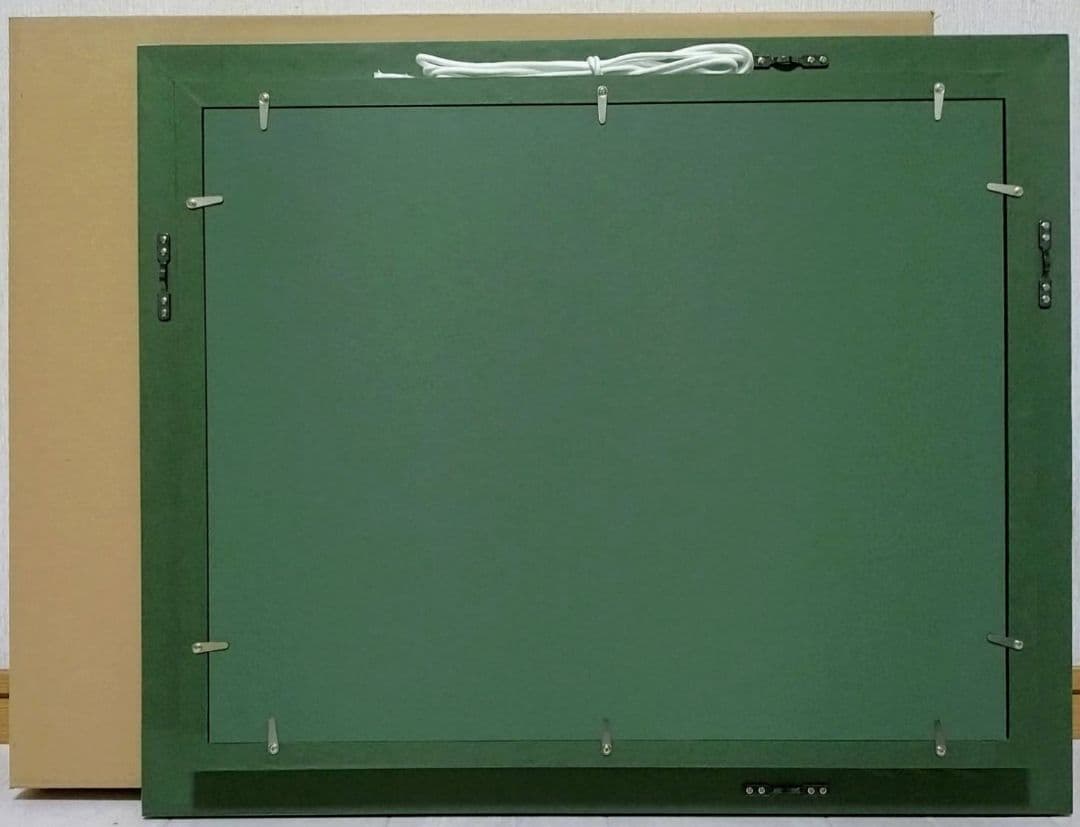 F6号】藤田嗣治【仕立て屋の猫】手描き/表裏サイン・鑑定書有/油彩