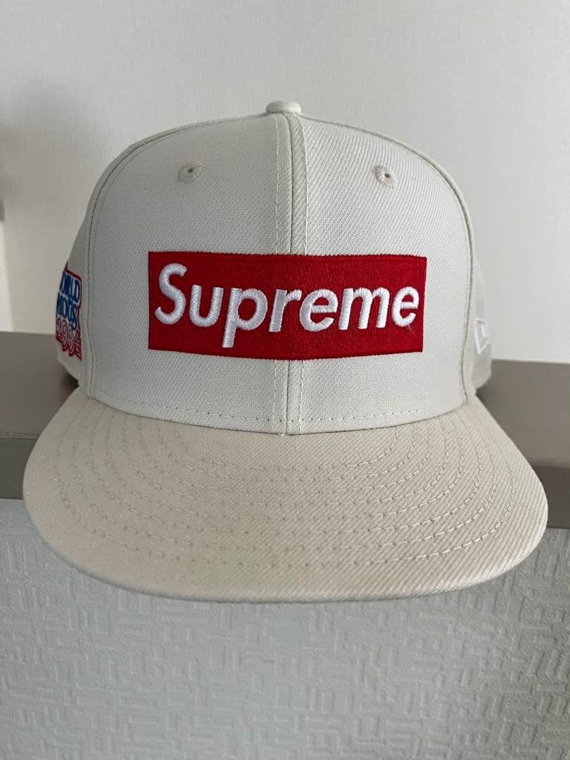 Supreme ニューエラ　白　ベースボールキャップ 7 1/2 楽天市場】Supreme シュプリーム キャップ サイズ:7 1/2(59.6cm) 22AW