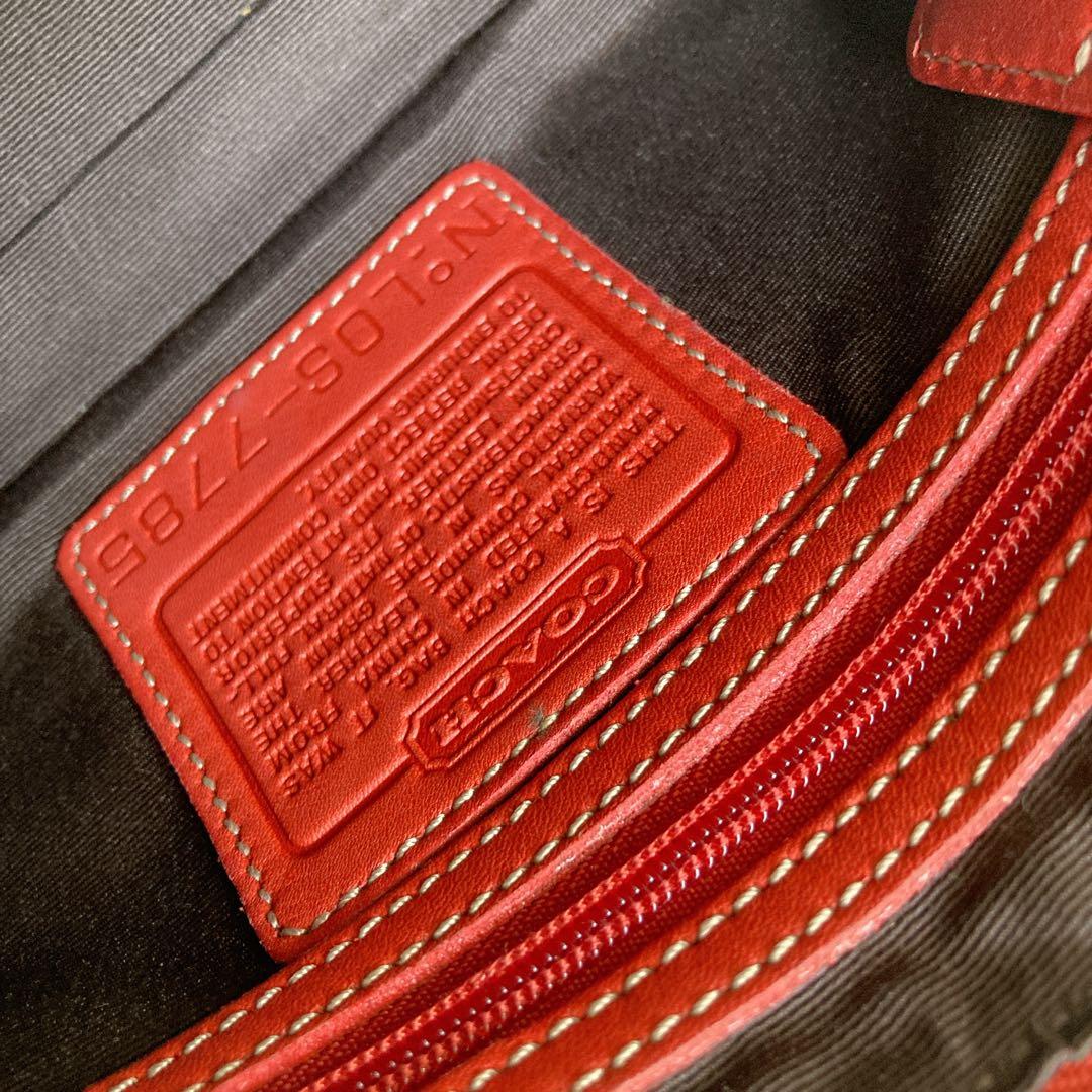 vintage coach old accessory porch orange