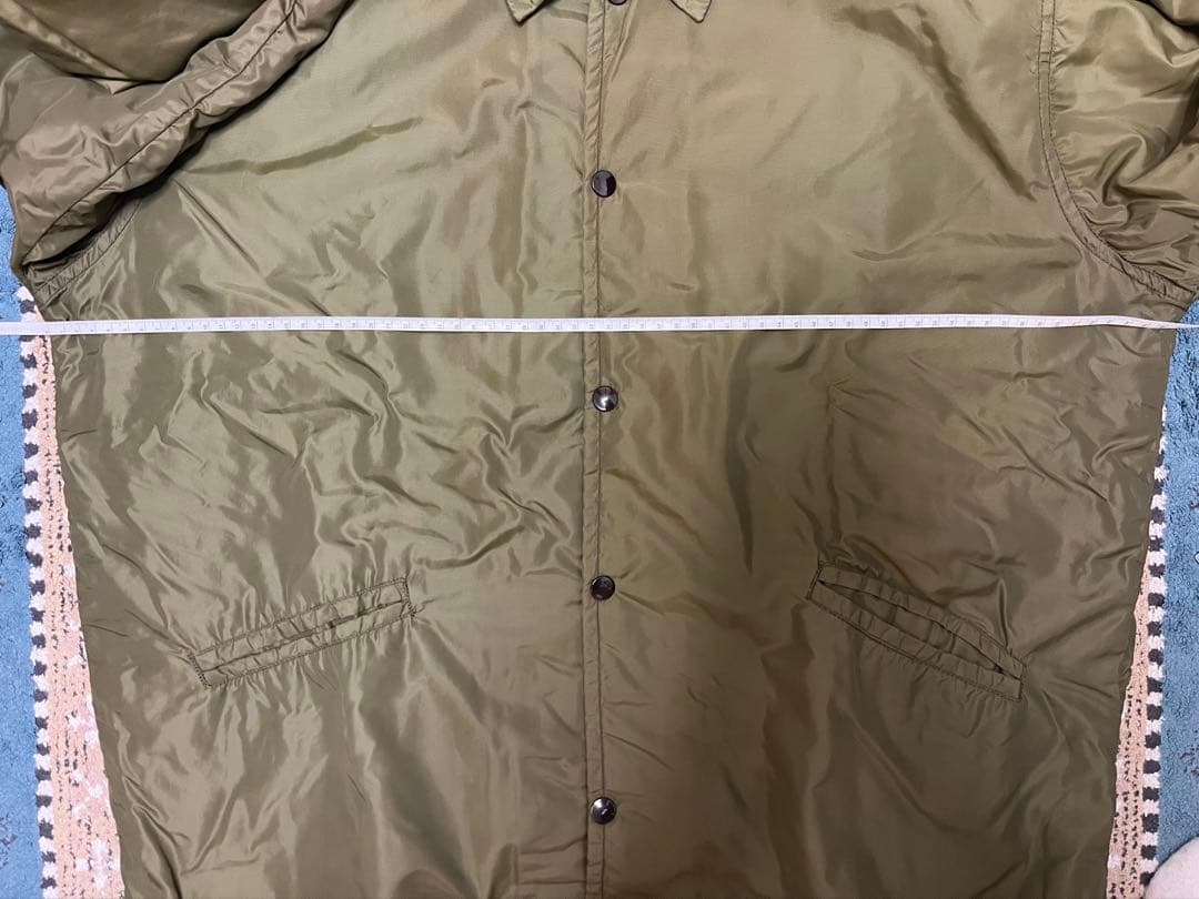 70s l.l.bean 筆記体タグ コーチジャケット オリーブ USA製