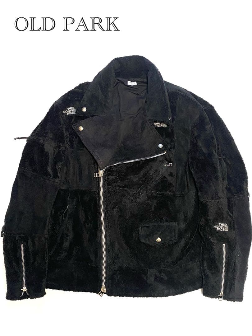 名作 OLD PARK オールドパーク 再構築 ライダース ノースフェイス 古着