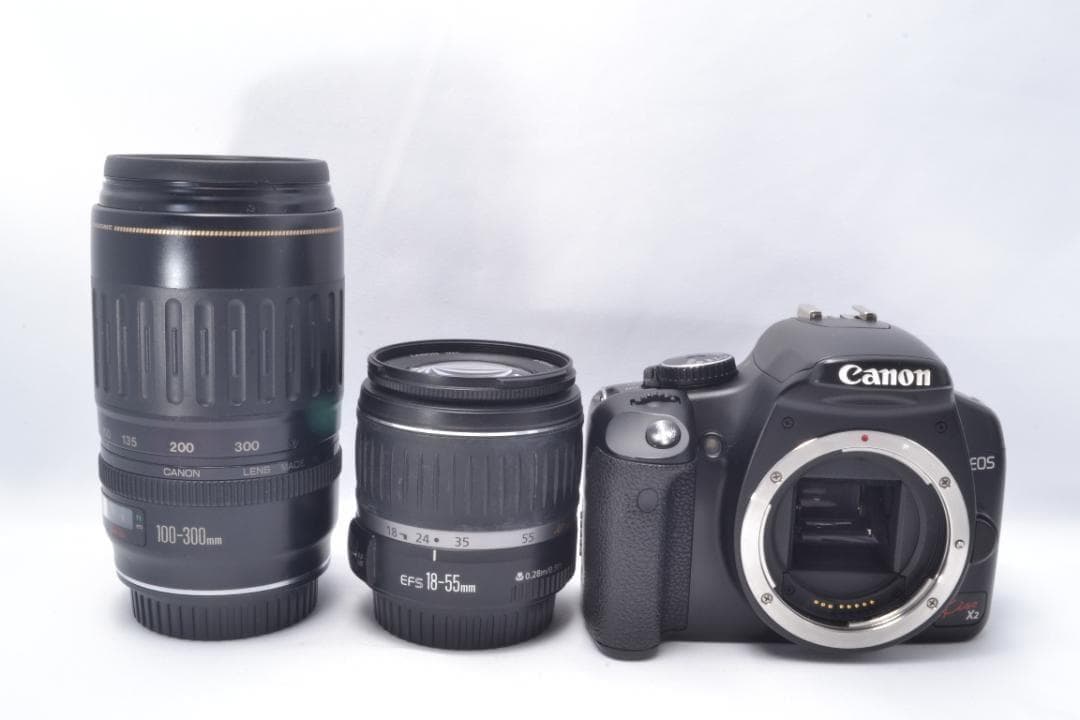 Canon EOS Kiss X2 ダブルレンズセット 初心者オススメ - メルカリ