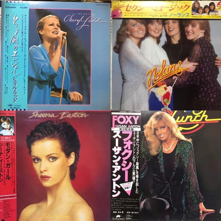 80年代女性ポップス /帯付LPレコード4枚セット - メルカリ