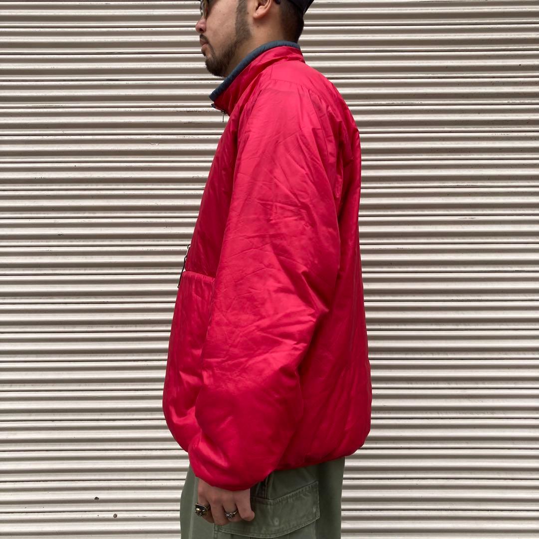 美品 90s USA製 パタゴニア パフボール プルオーバー レッド ダウン L