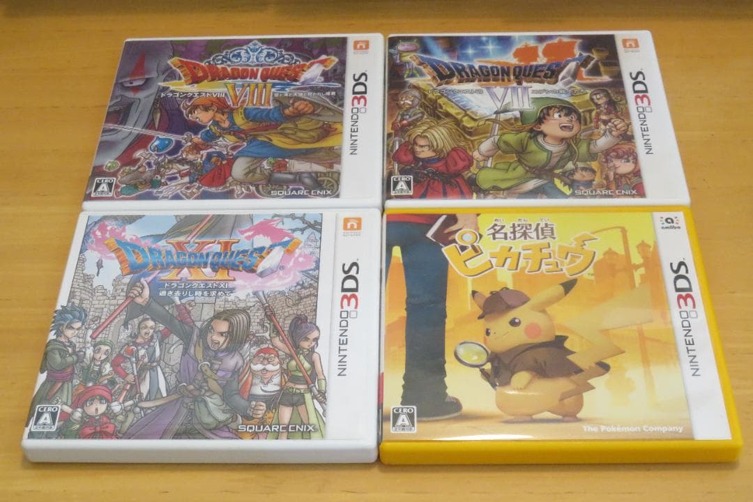 【値下げ 早い者勝ち】３DS ドラクエ ３本 ＆ 名探偵ピカチュウ ４本セット Amazon.co.jp: 3DS-名探偵ピカチュウ＋ラバーキーホルダー付 : ホビー