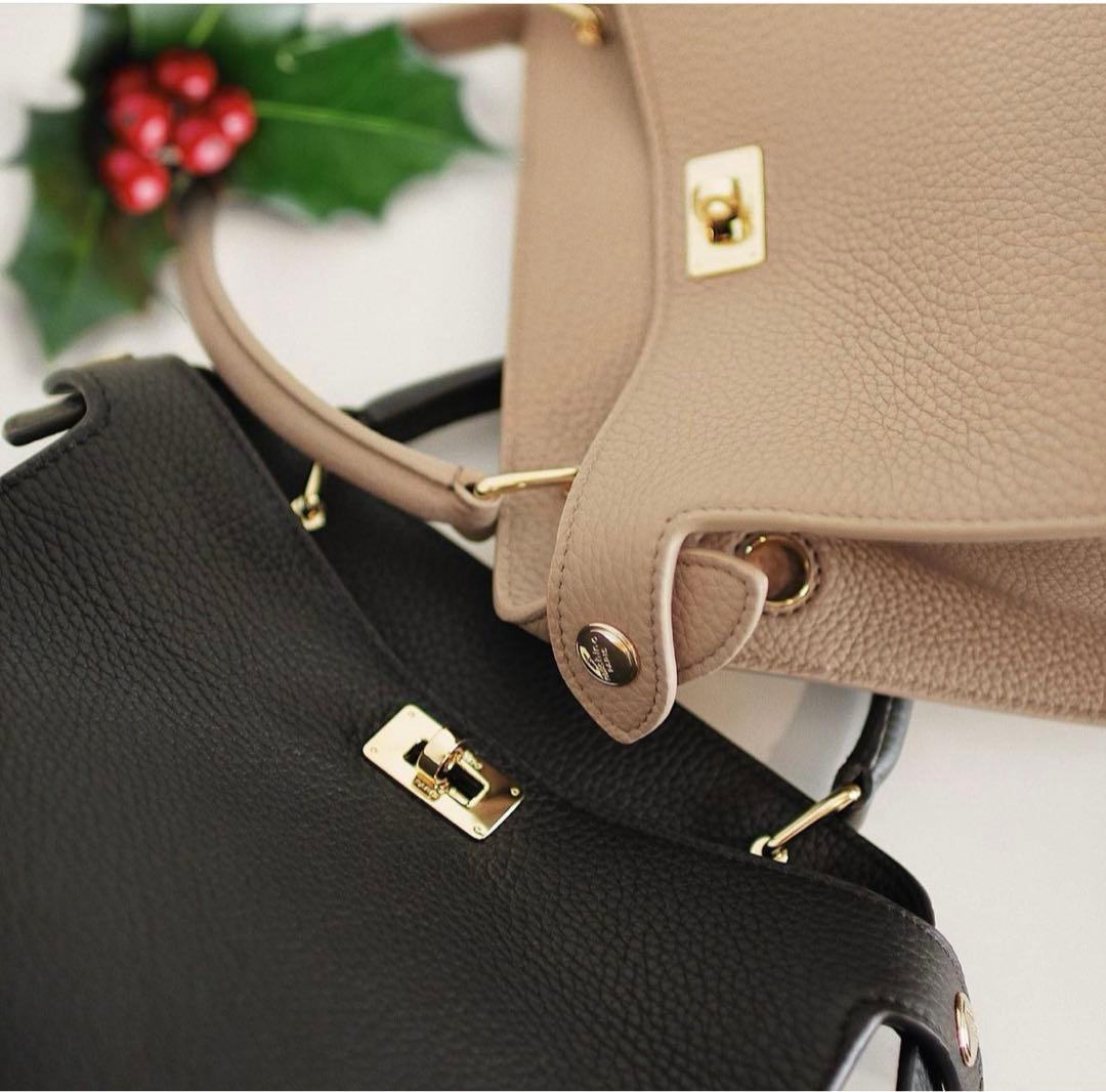 Michino Paris ルテスミニ ブラック✖️ゴールド金具 - メルカリ