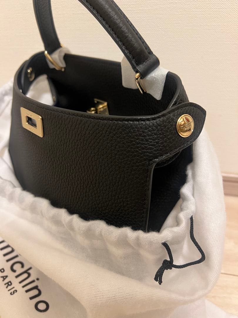 Michino Paris ルテスミニ ブラック✖️ゴールド金具 - メルカリ