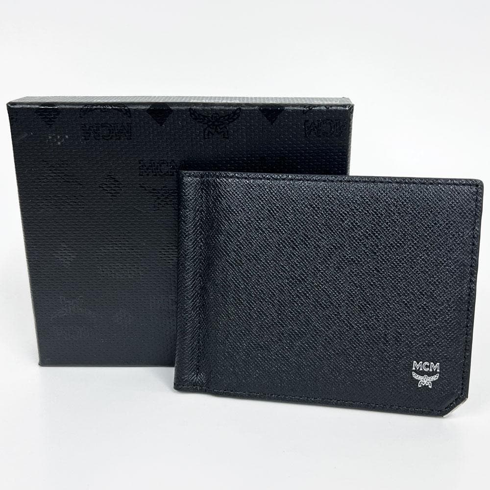 新品・未使用　MCM エムシーエム　二つ折り財布　カードケース　マネークリップ 関税込】◇MCM エムシーエム◇マネークリップ カードケース (MCM