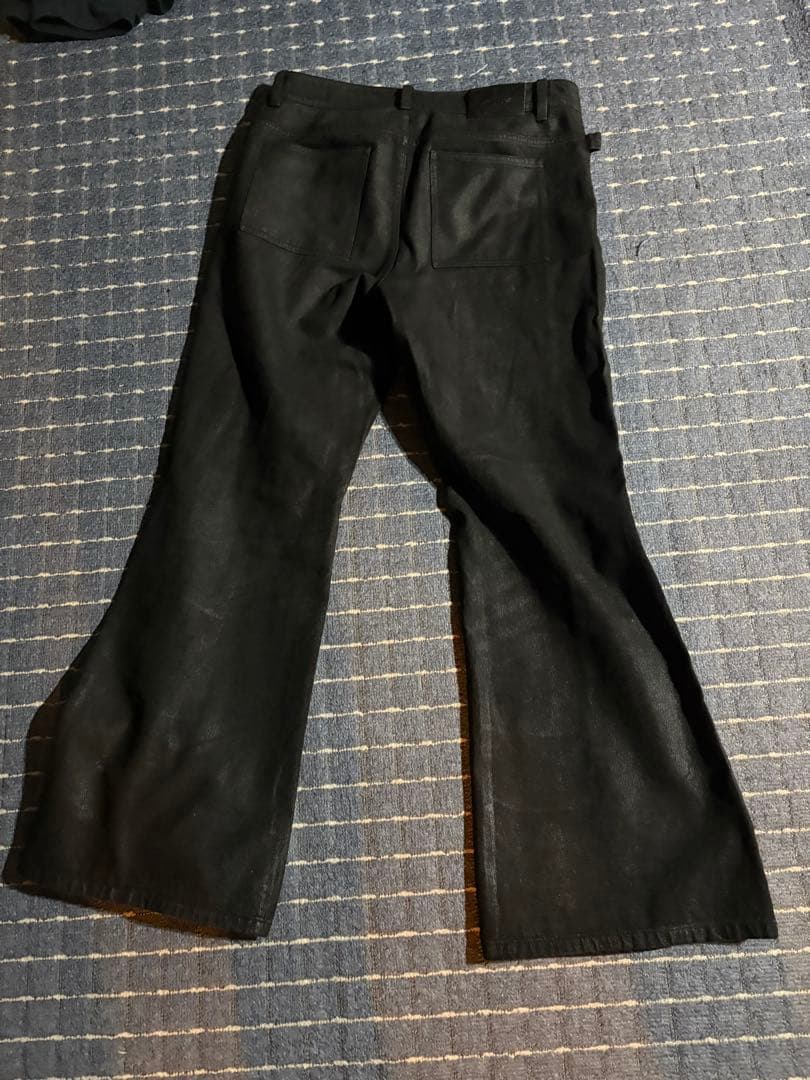 GOAR.archive STRAPPED FLARE OIL PANTS L - メルカリ