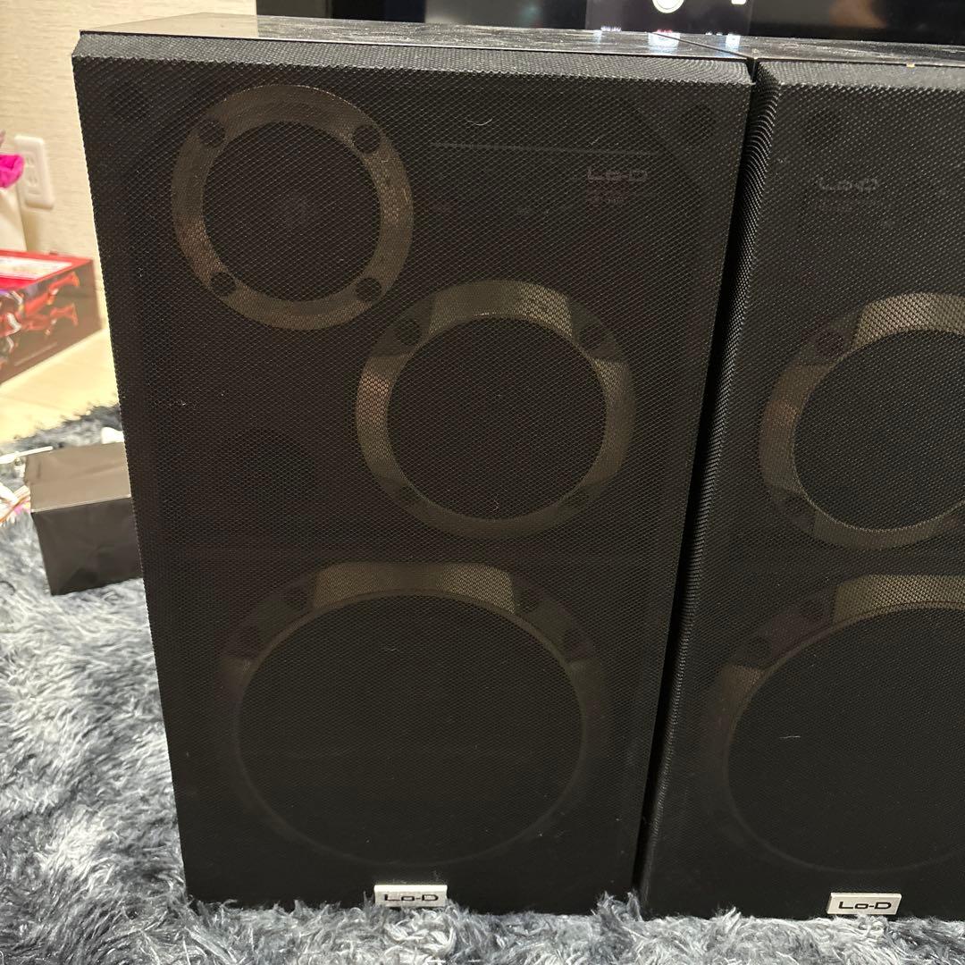 Lo-D HS-33D 3ウェイスピーカー ブラック ペア - メルカリ