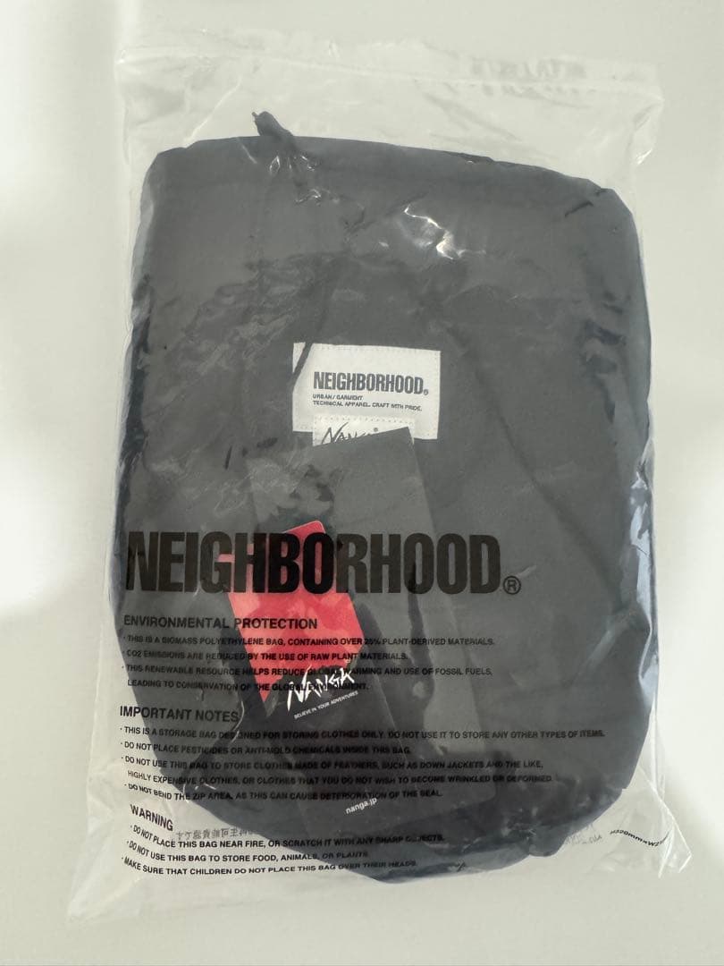 NH X NANGA . DOWN DRAWSTRING BAG / BLACK - メルカリ