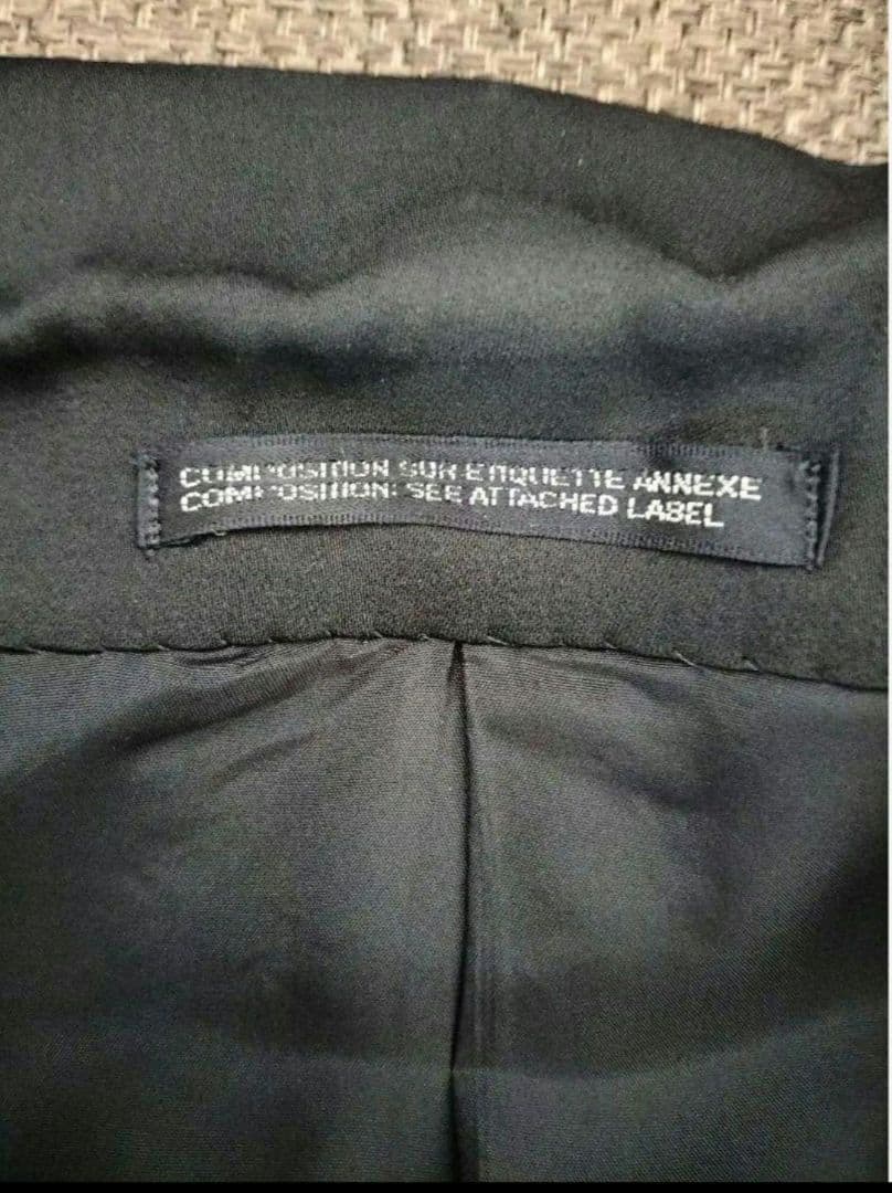 yohji yamamoto pour hoome美品背抜きダブルスーツ丸文字 - メルカリ