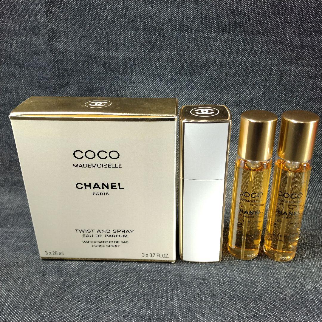 ☆CHANEL シャネル ココマドモアゼル　ツィスト&スプレイ 20ml×3本☆ Amazon | シャネル CHANEL ココ マドモアゼル オードパルファム