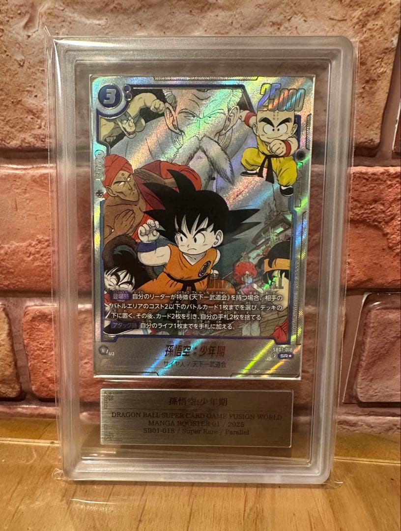 ARS10 孫悟空少年期 パラレル ars10 鑑定書付き ARS10鑑定済〕孫悟空(パラレル/シリアル)【PR☆】{FP-001}