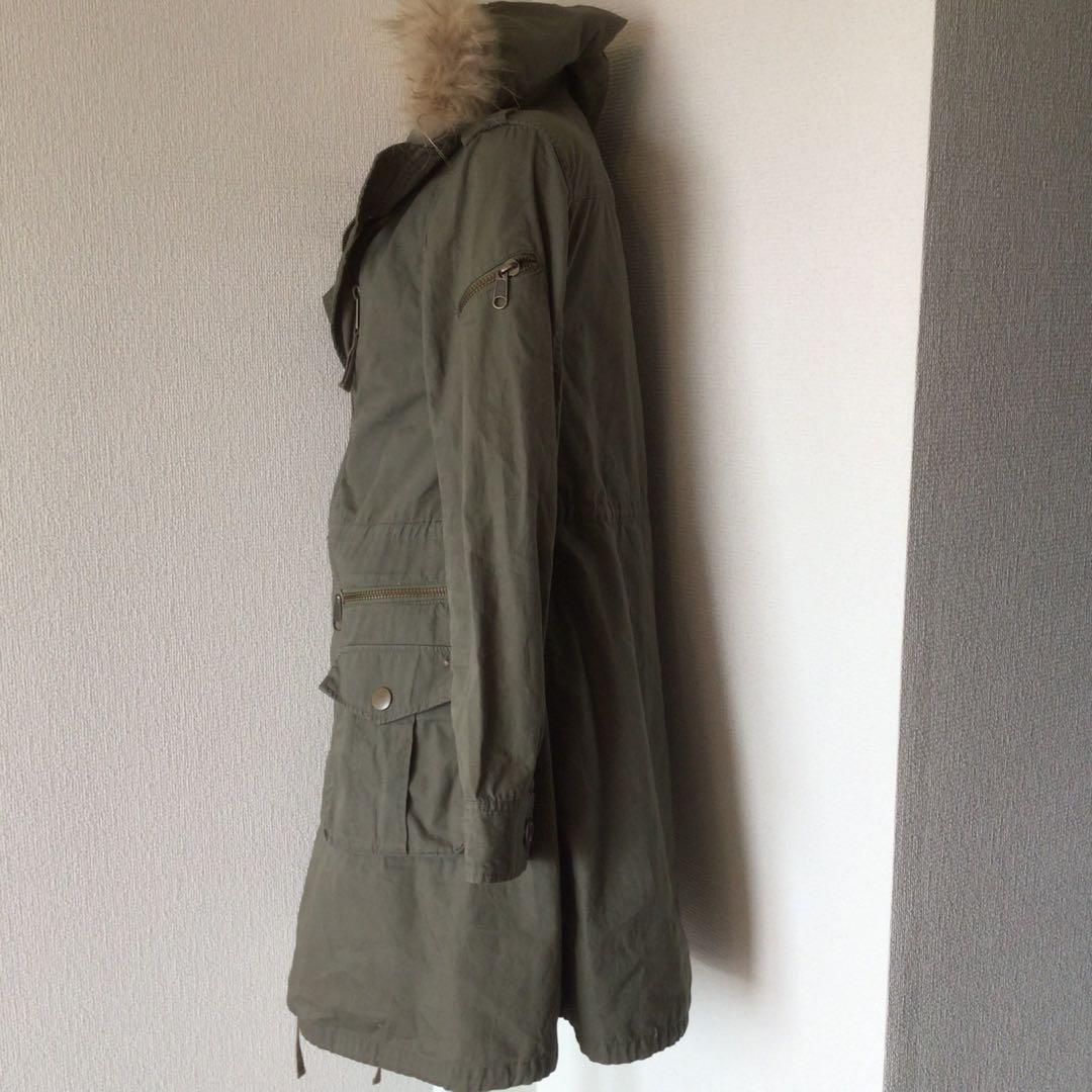 y2k 00s archive グランジファー付モッズコート 森ガールgeek - メルカリ